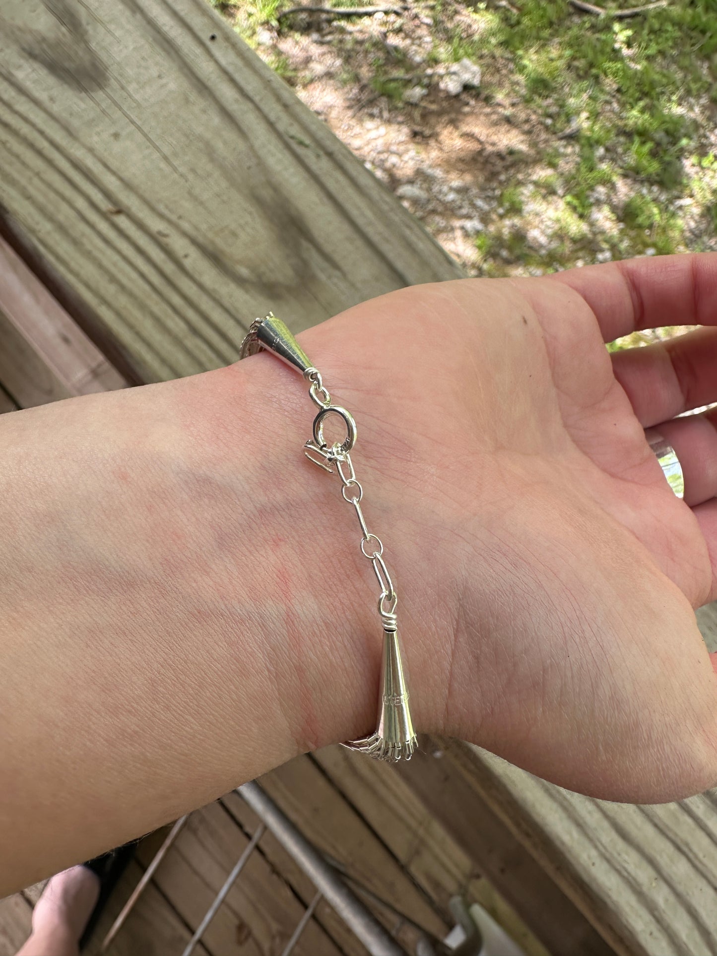 Sterling Silver stacked Bracelet