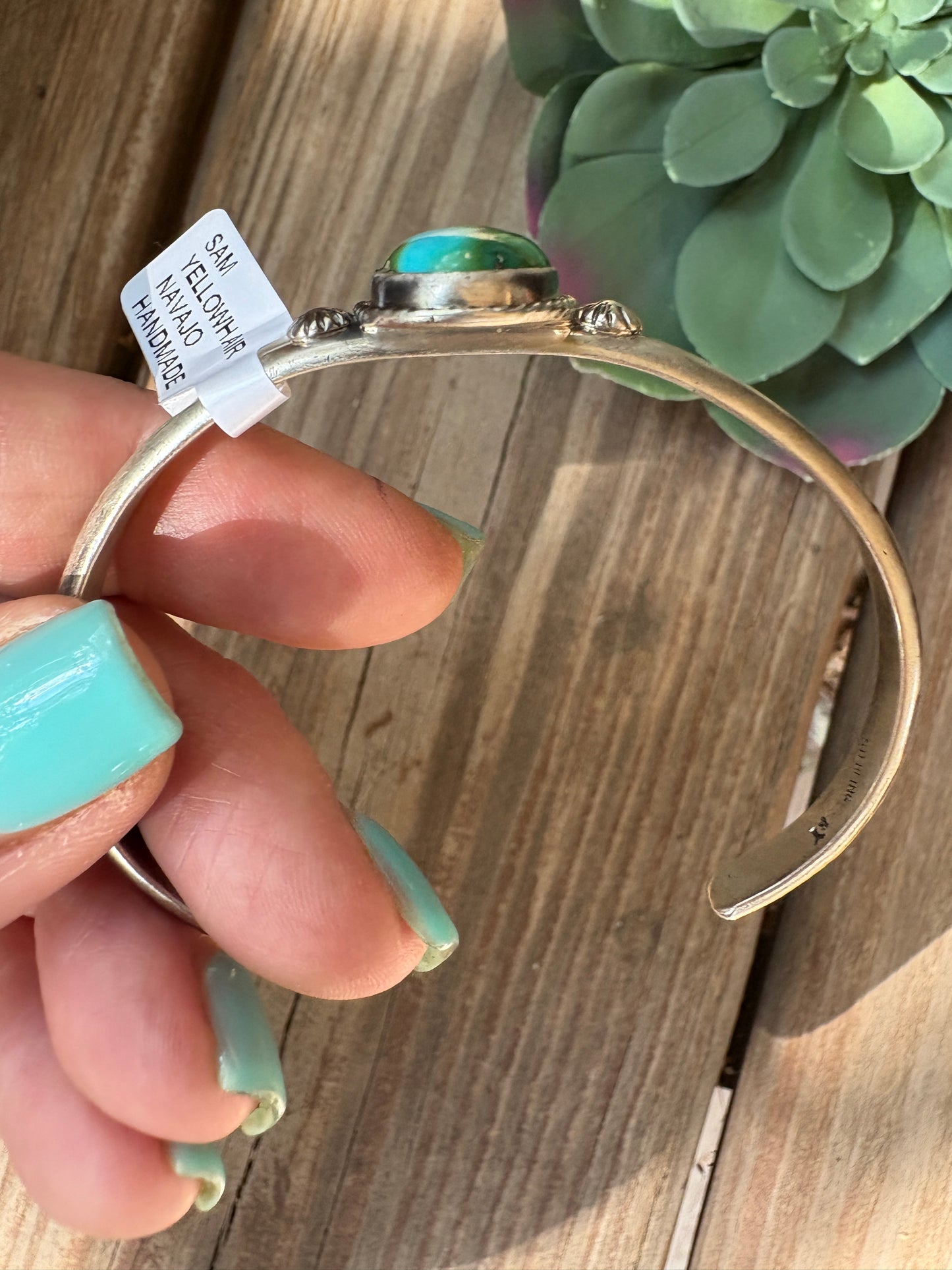 Sonoran Gold Cuff made by Sam Yellowhair