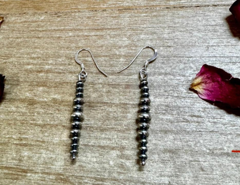 Sterling Silver Saucer Pearls Earrings