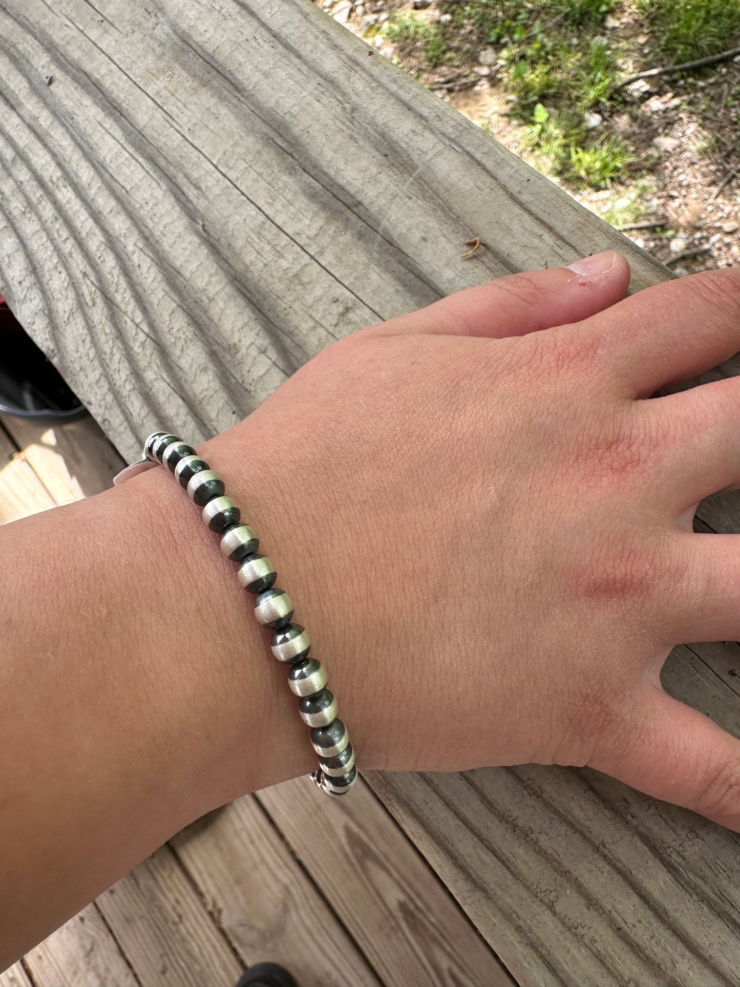 Sterling Silver Stretchy Bracelet