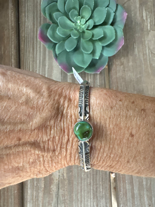 Native made Sonoran cuff stamped—BS