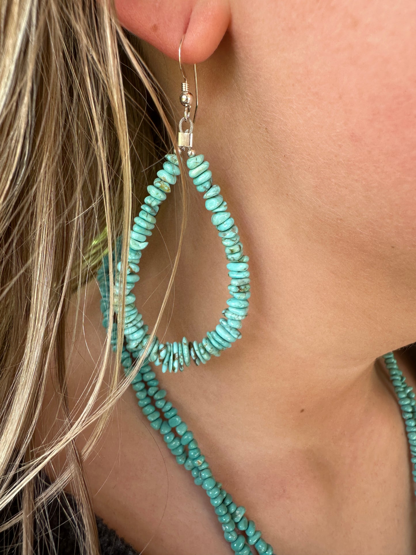 Chilean Turquoise Earrings