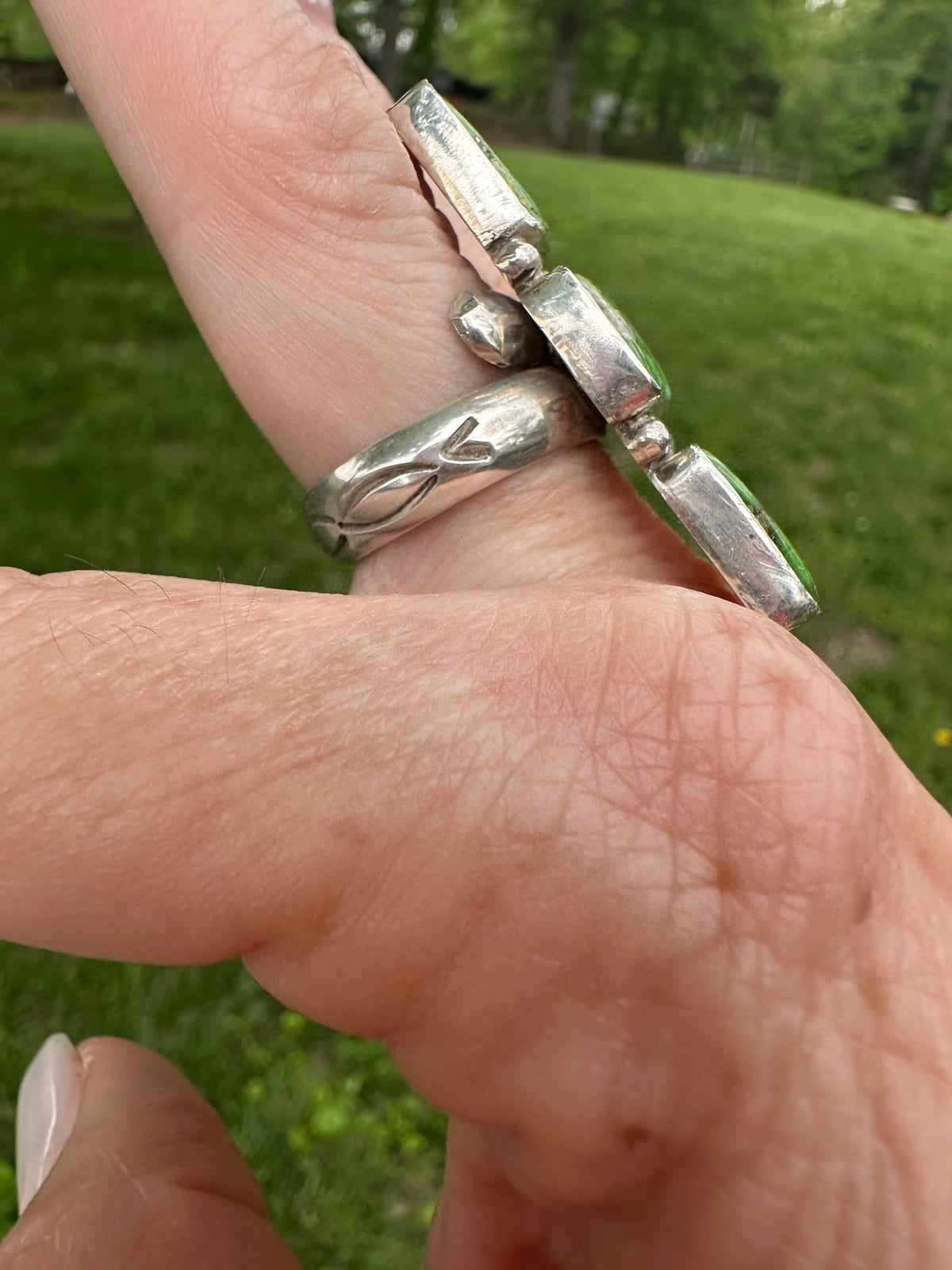 Crown Ring Rafter Sonoran Gold 3 Stone Ring – Rafter JE Traders