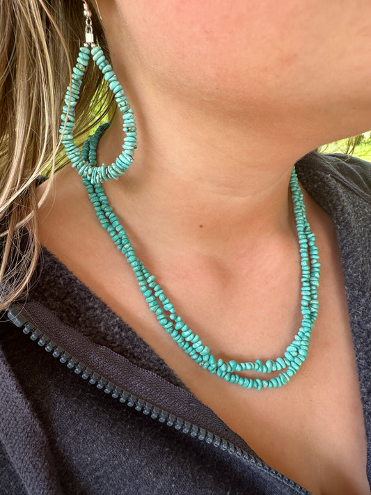 Chilean Turquoise Earrings