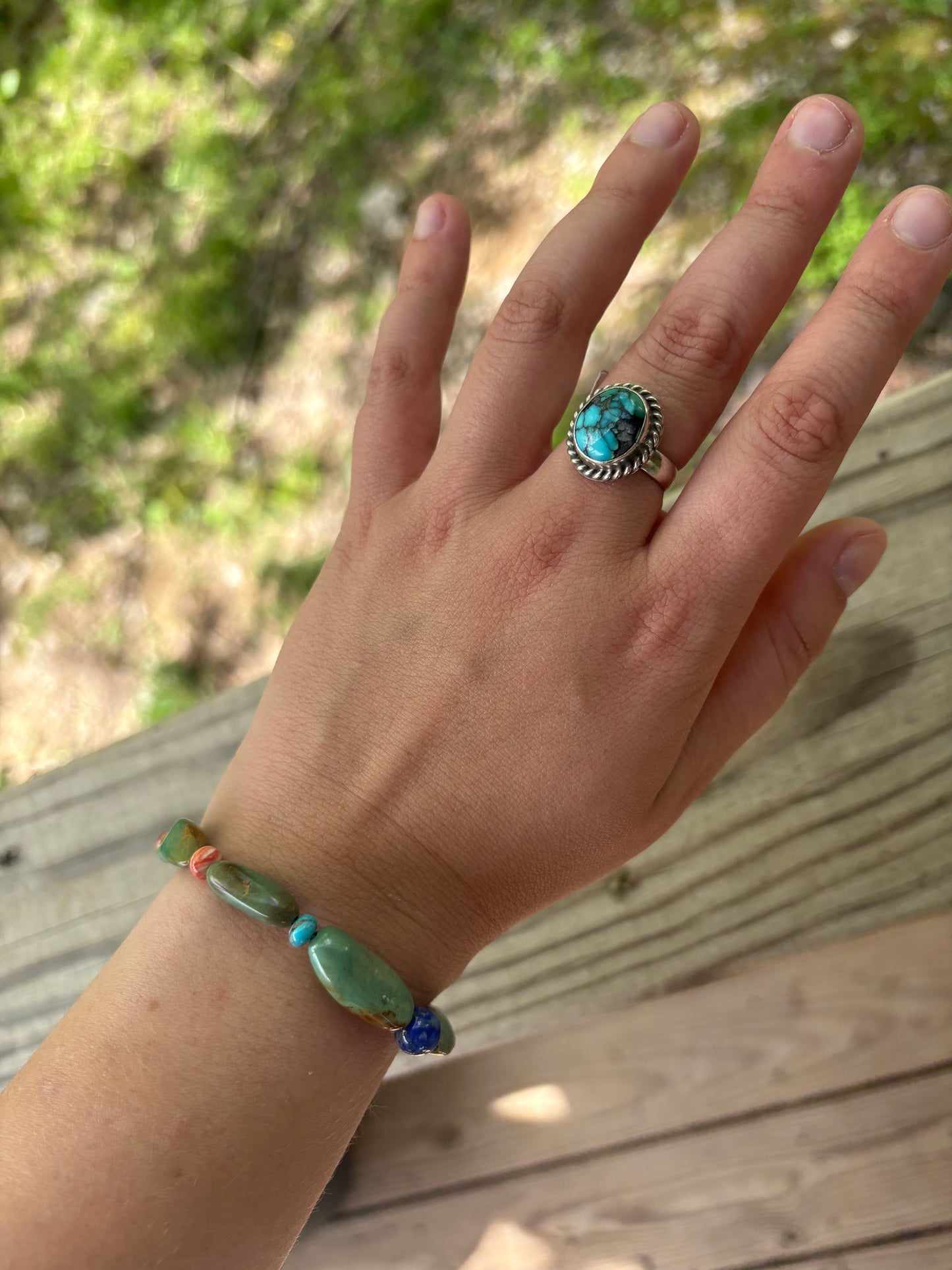 Turquoise and Spiny Bracelet
