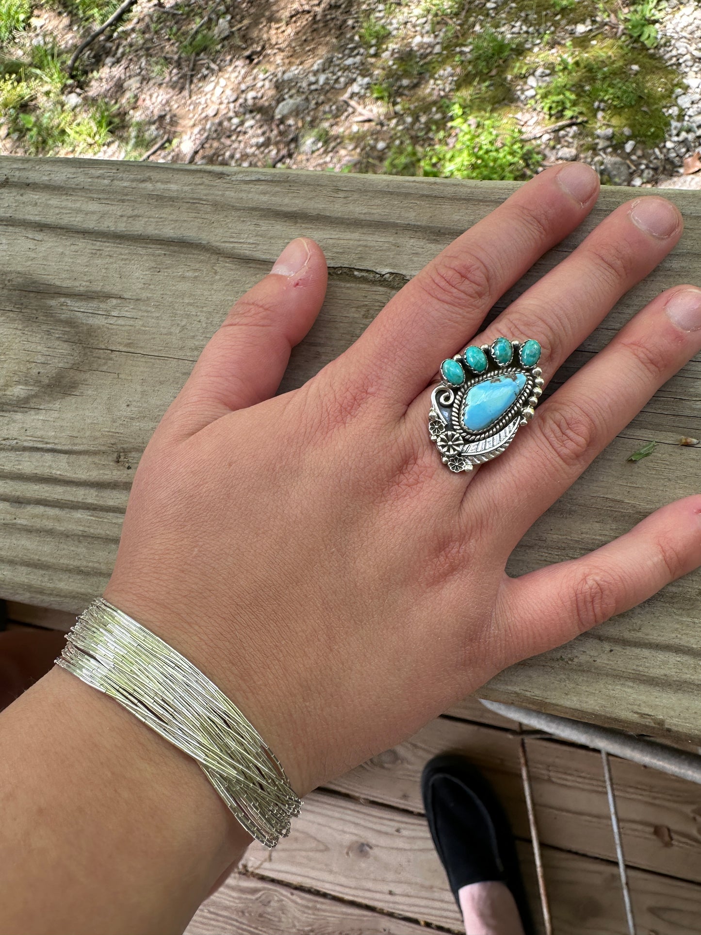Sterling Silver stacked Bracelet