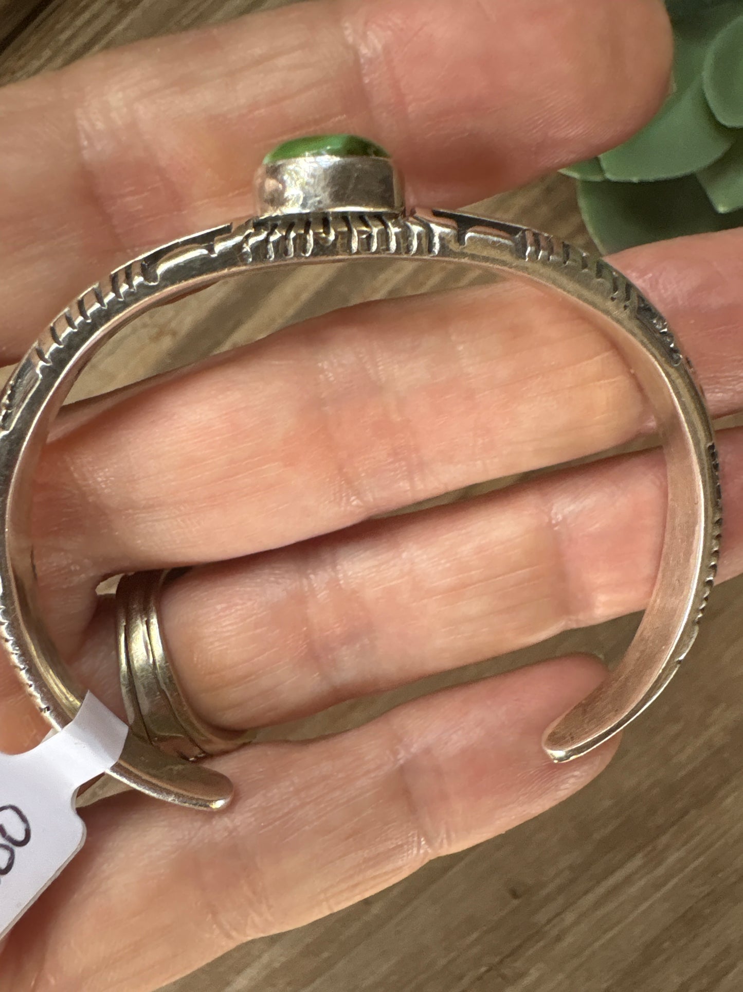 Native made Sonoran cuff stamped—BS