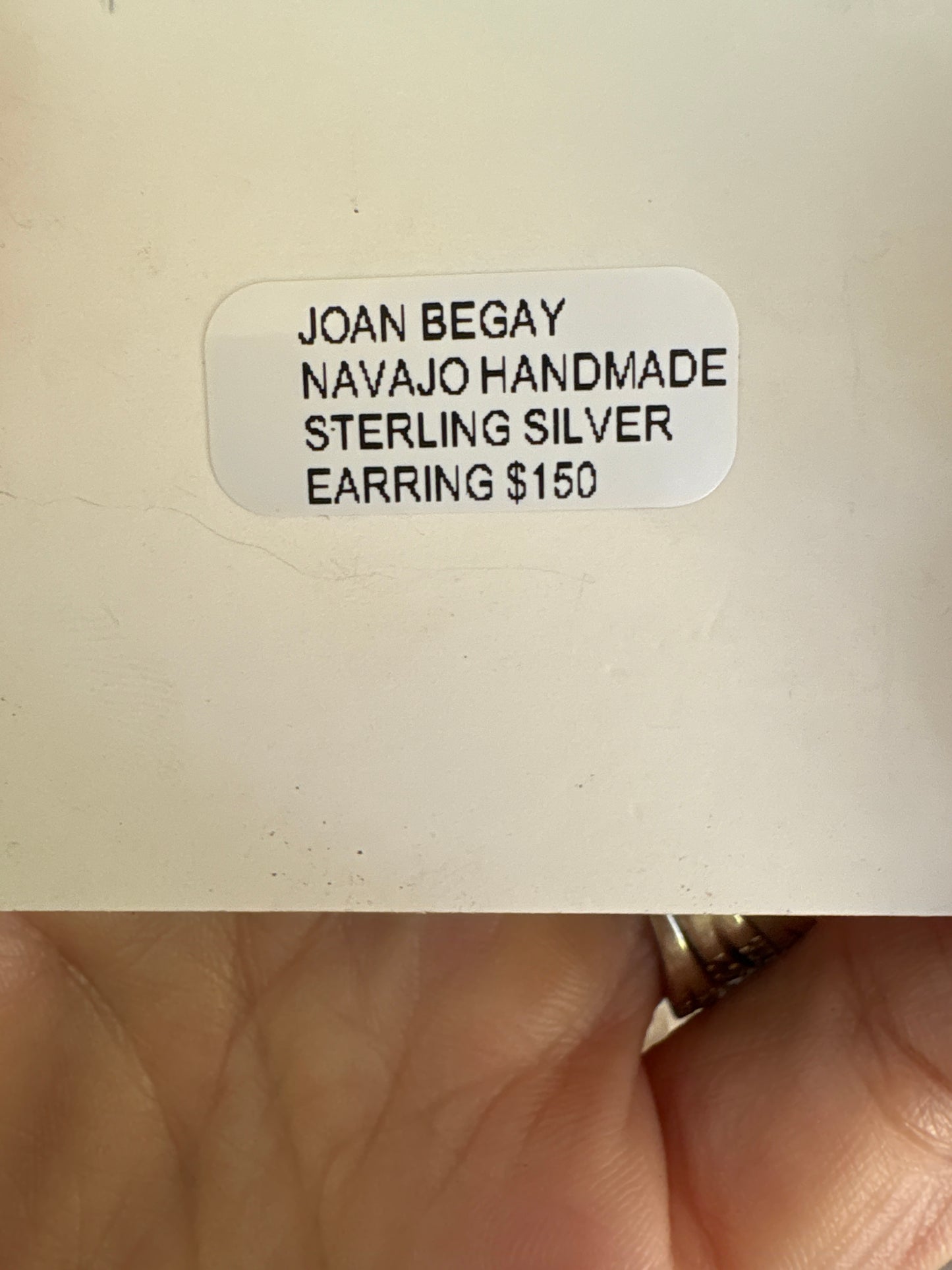 Concho Style Dangle Earrings  Sterling Silver