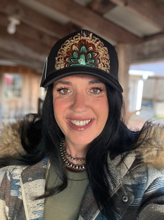 Classy Feather Hat