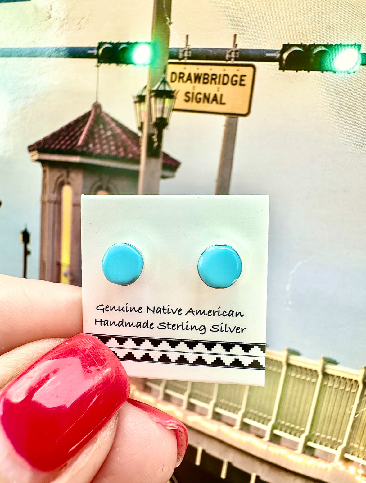 Authentic Zuni Sterling Silver Earrings by Mary Ann Neha - Handmade Native American Jewelry