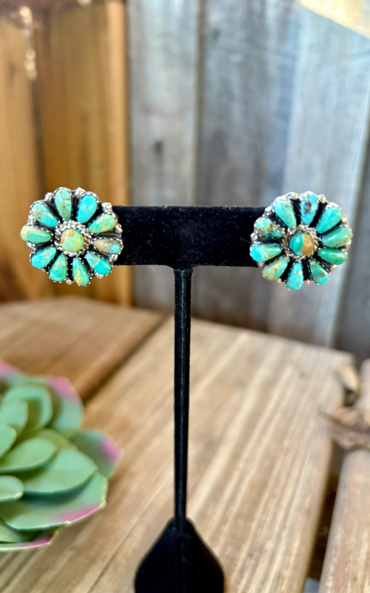 Navajo cluster earrings