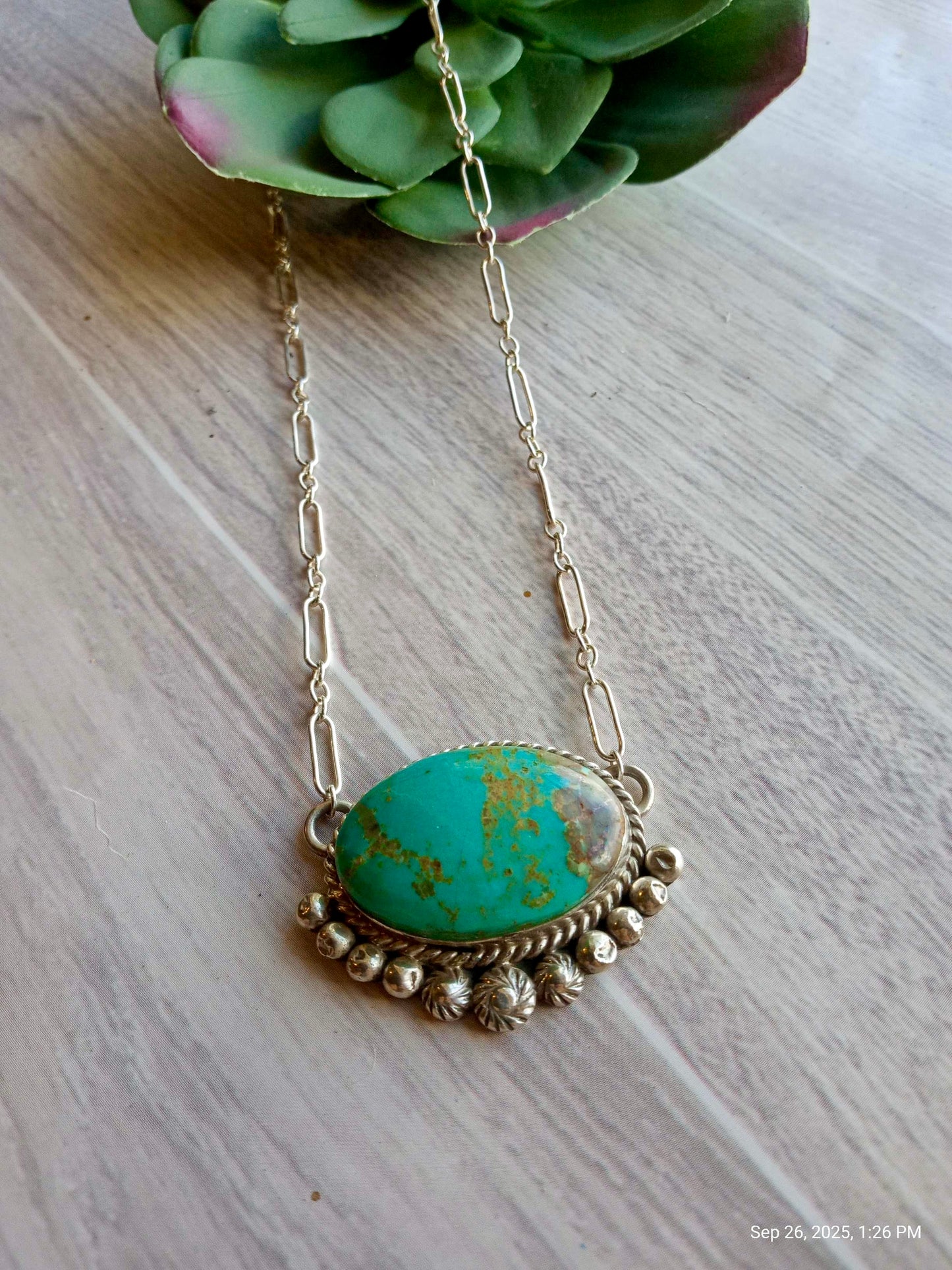 Robert Yellowhorse Bold Statement Necklace - Handcrafted Native American Sterling Silver