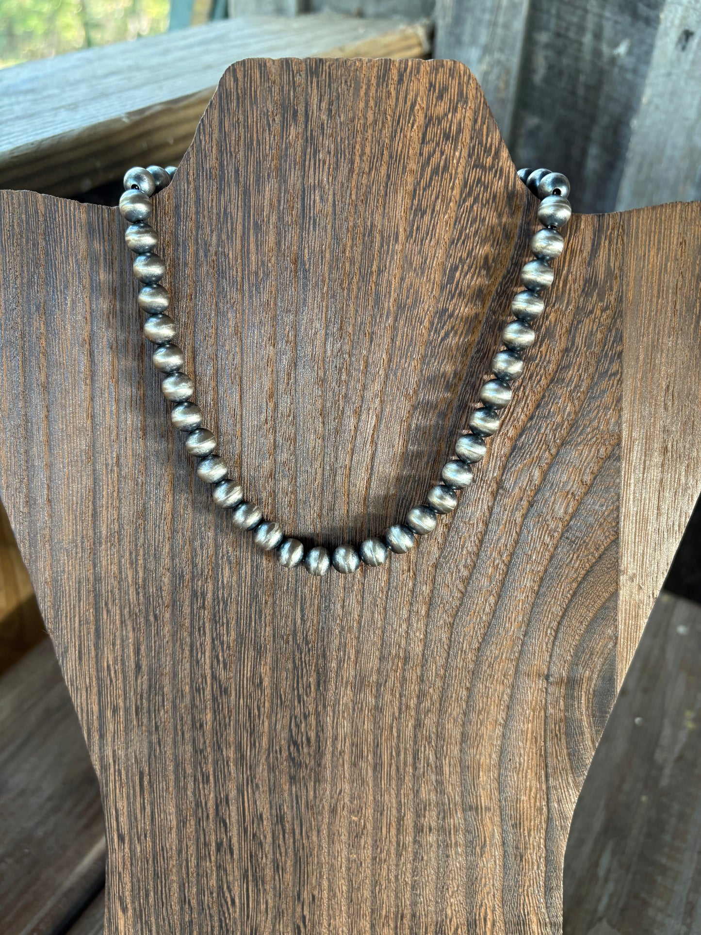 Authentic Navajo pearls made by Bryannen Hallwood