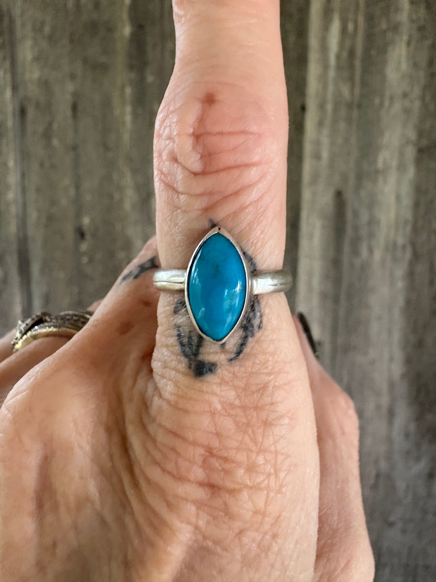 Turquoise Ring By Leroy James