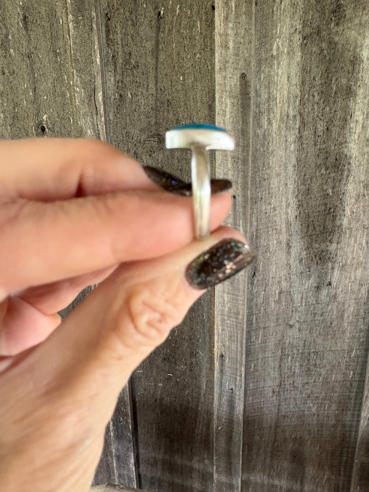 Turquoise Ring By Leroy James