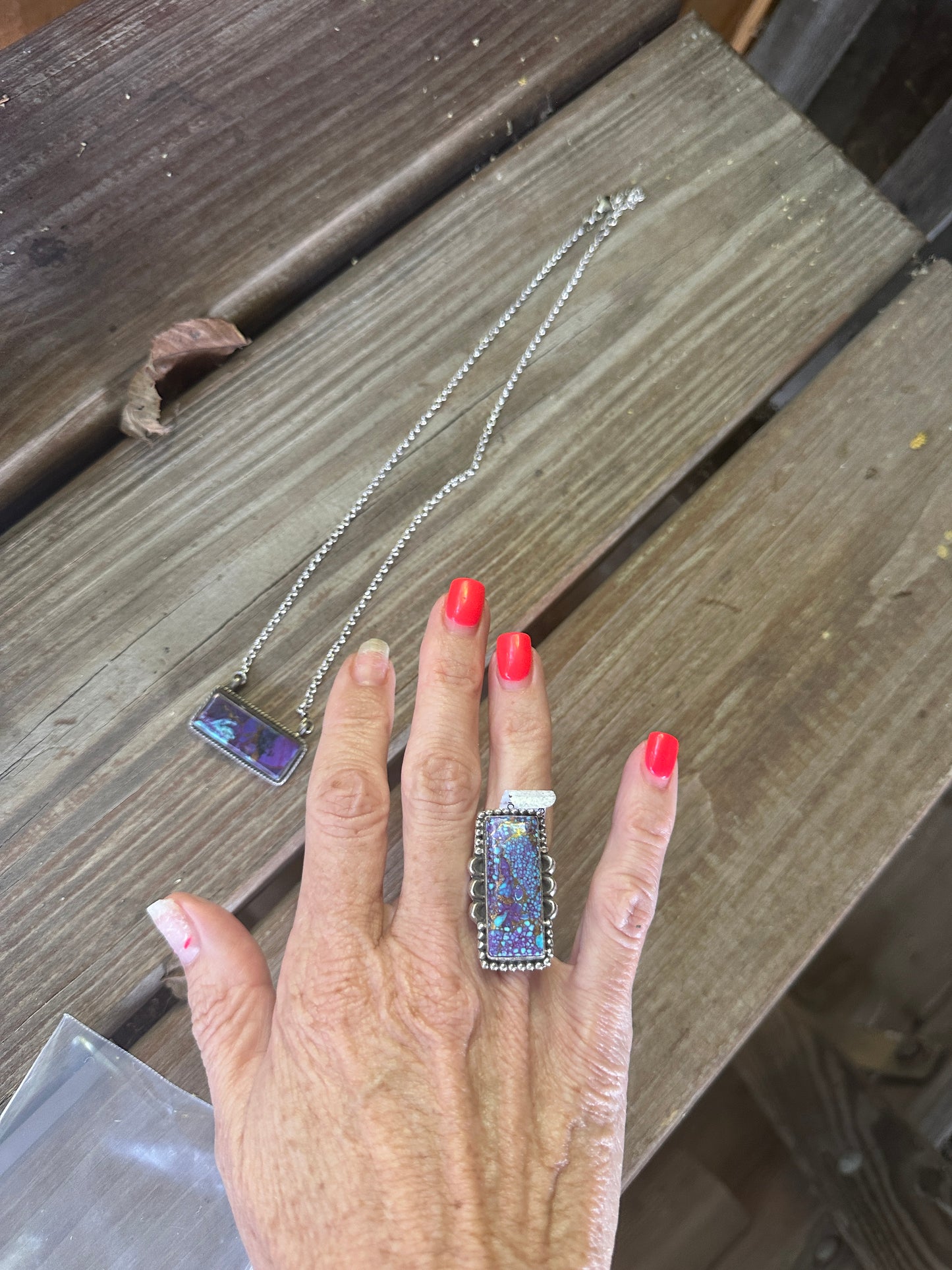 Purple Mojave ring