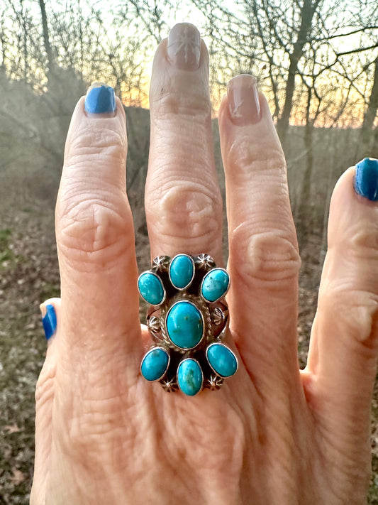 Turquoise Navajo Made Ring