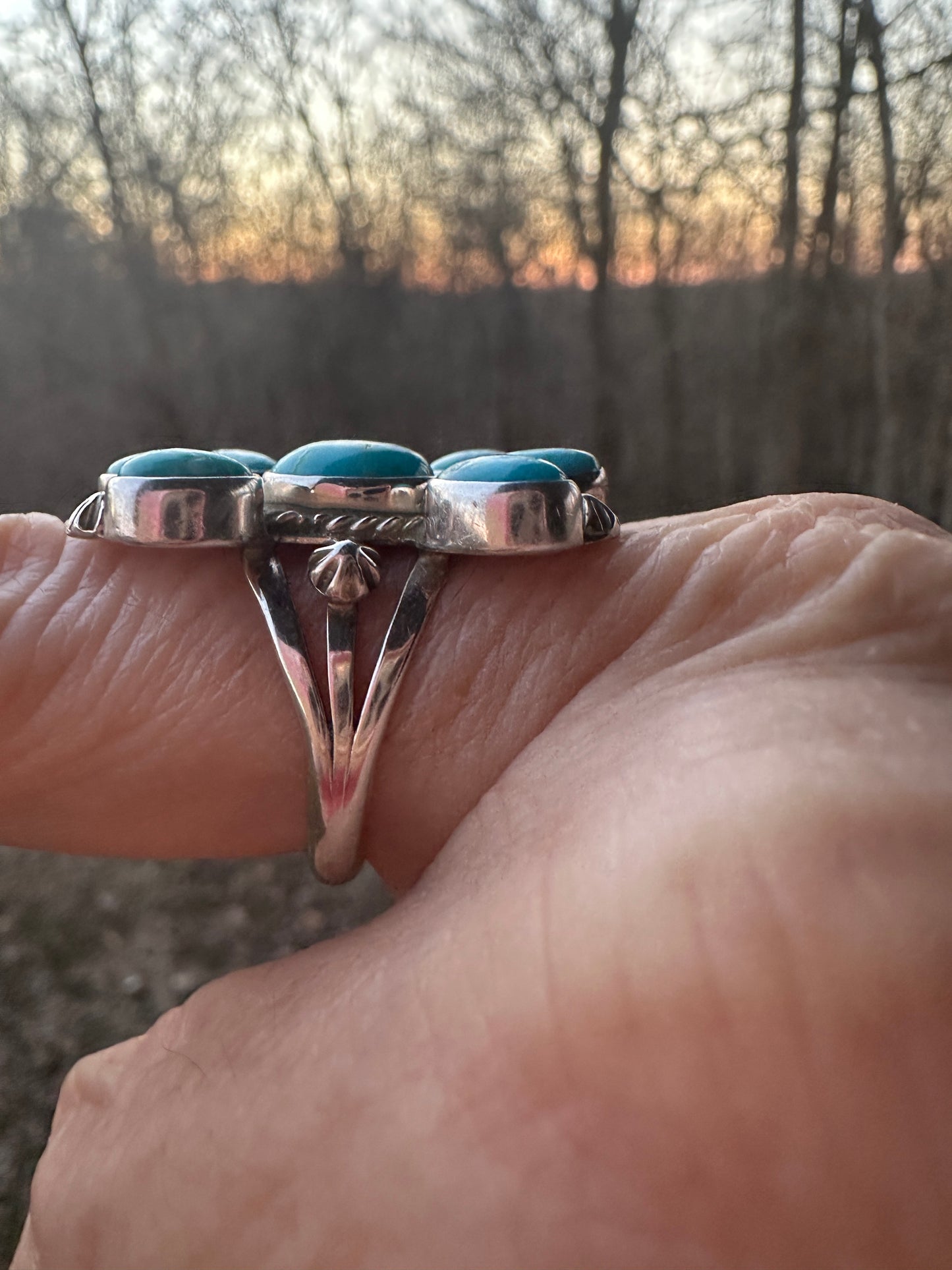 Turquoise Navajo Made Ring