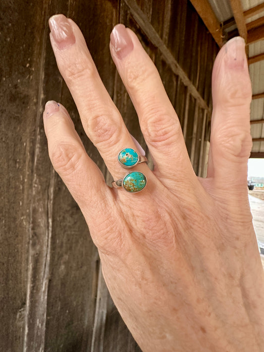 Kingman Turquoise Adjustable Ring