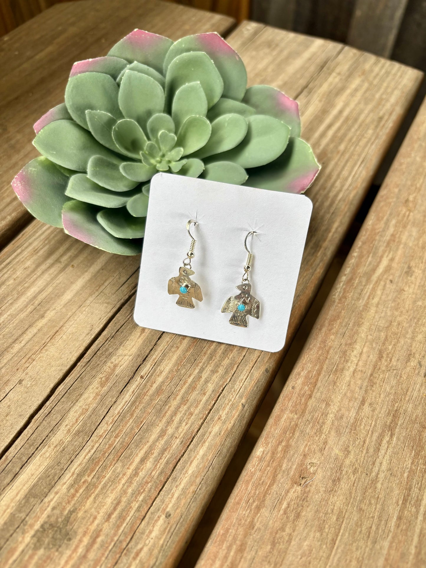 Sterling Silver Thunderbird Earrings