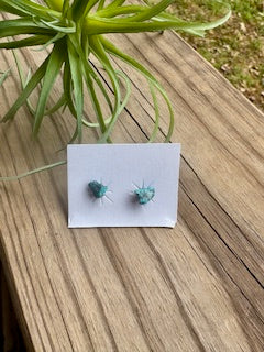 Egyptian Turquoise Nugget Earrings