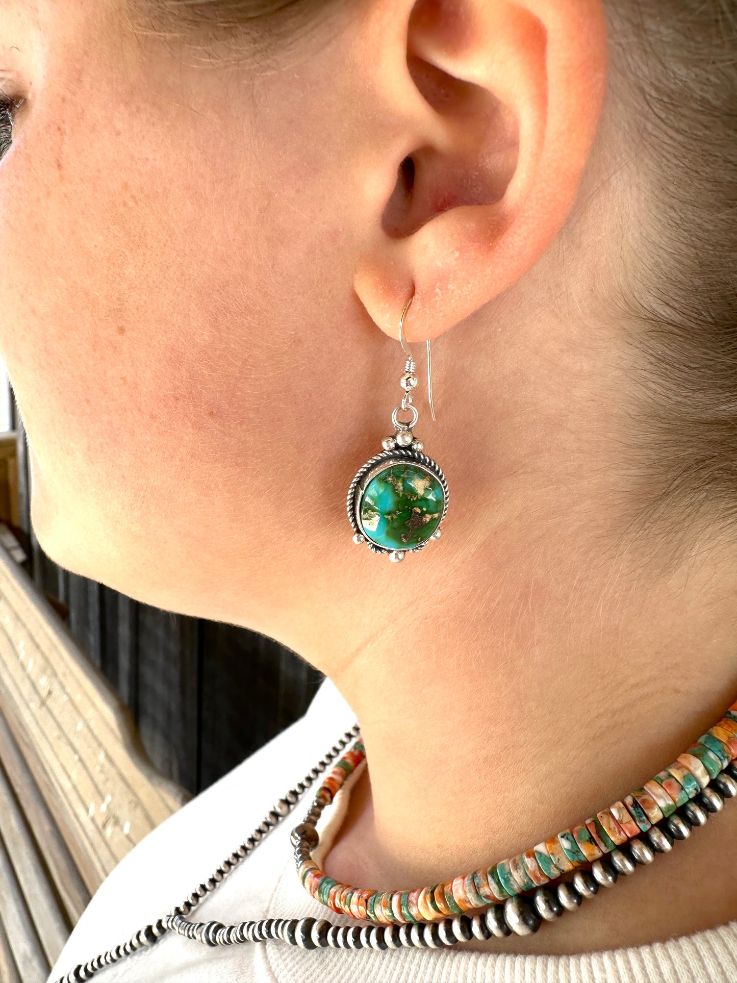 Sonoran Gold Turquoise Earrings