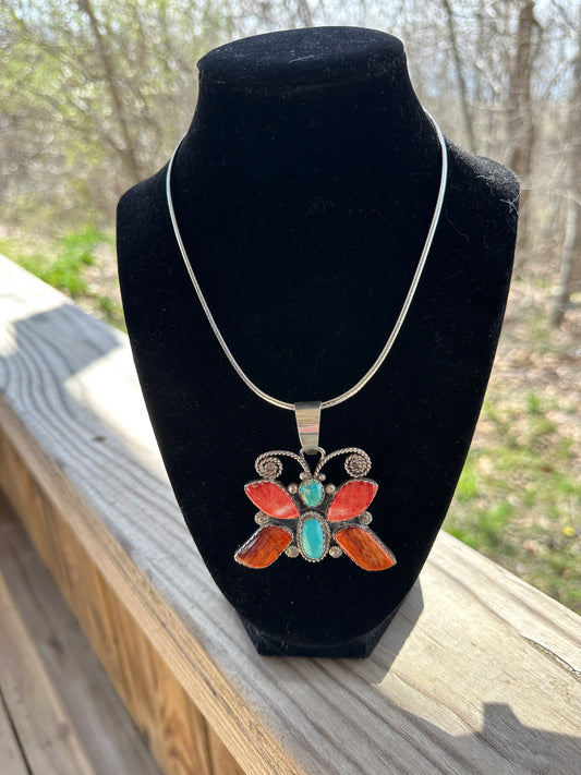 Exquisite Handcrafted Butterfly by Robert Yellowhorse
