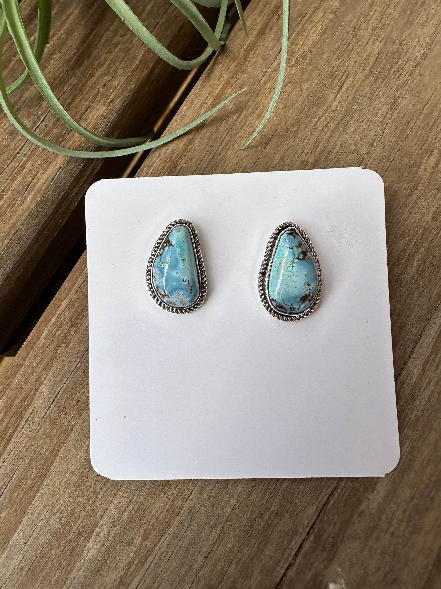 Golden Hills Post Earrings – Handcrafted & Navajo Made