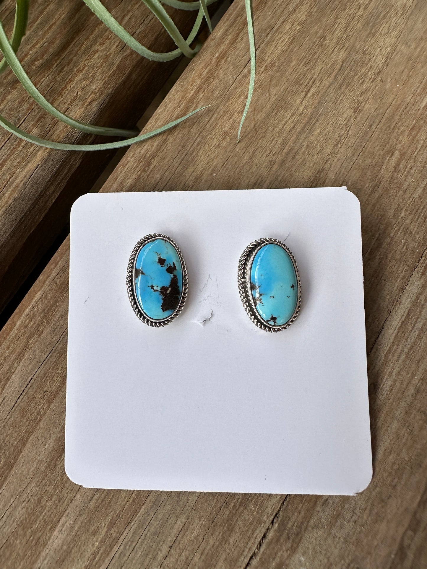 Golden Hills Post Earrings – Handcrafted & Navajo Made