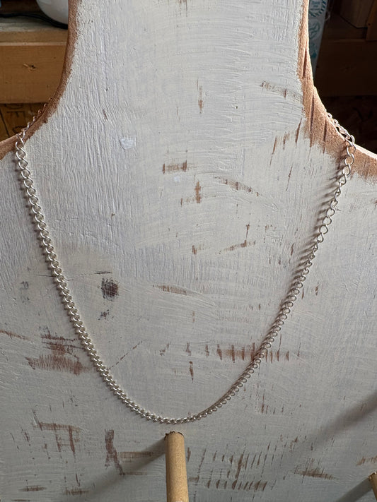 Sterling Silver Chain Necklace 18 inch