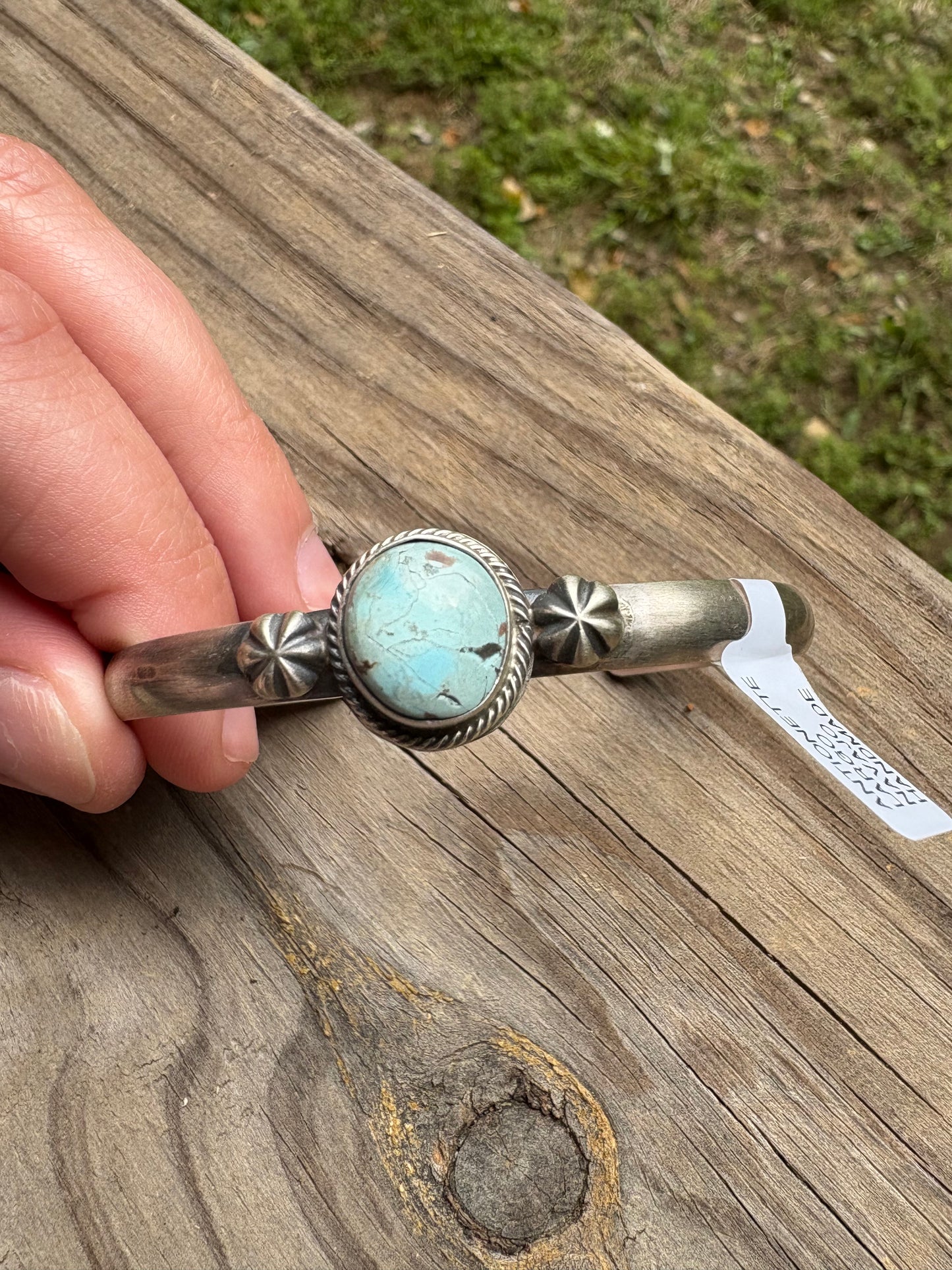 Sterling Silver Golden Hills Turquoise Bracelet