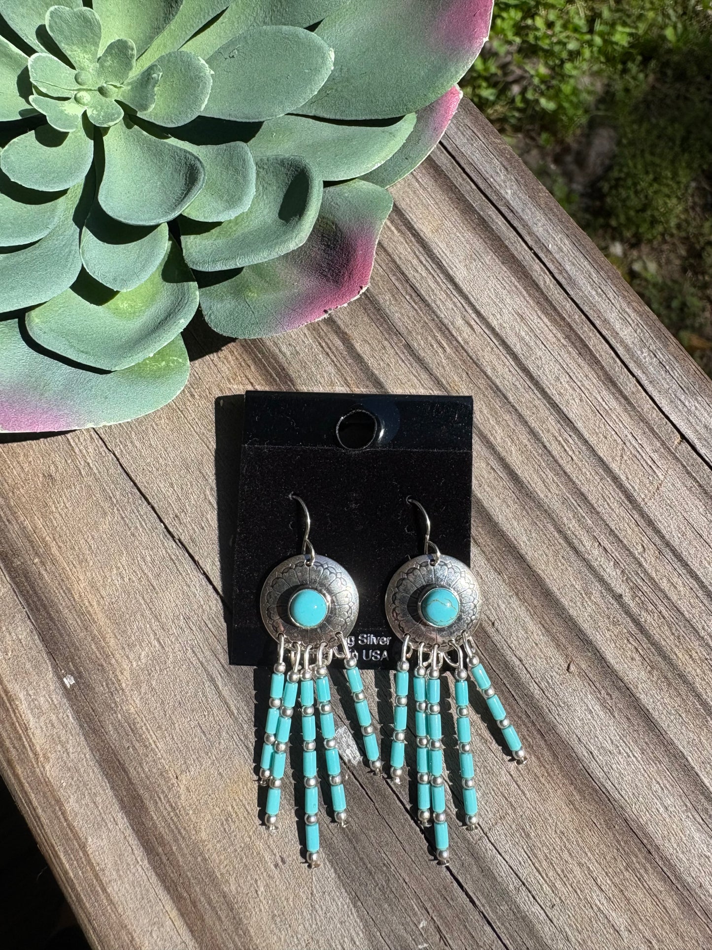 Turquoise Dreamcatcher Earrings