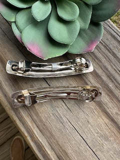 Navajo Made Sterling Silver Barrettes