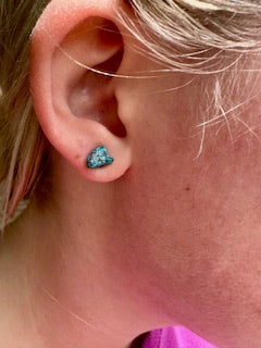 Egyptian Turquoise Nugget Earrings