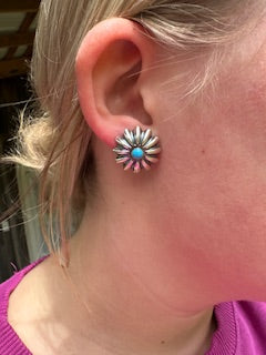 Sterling Silver Small Concho Campitos