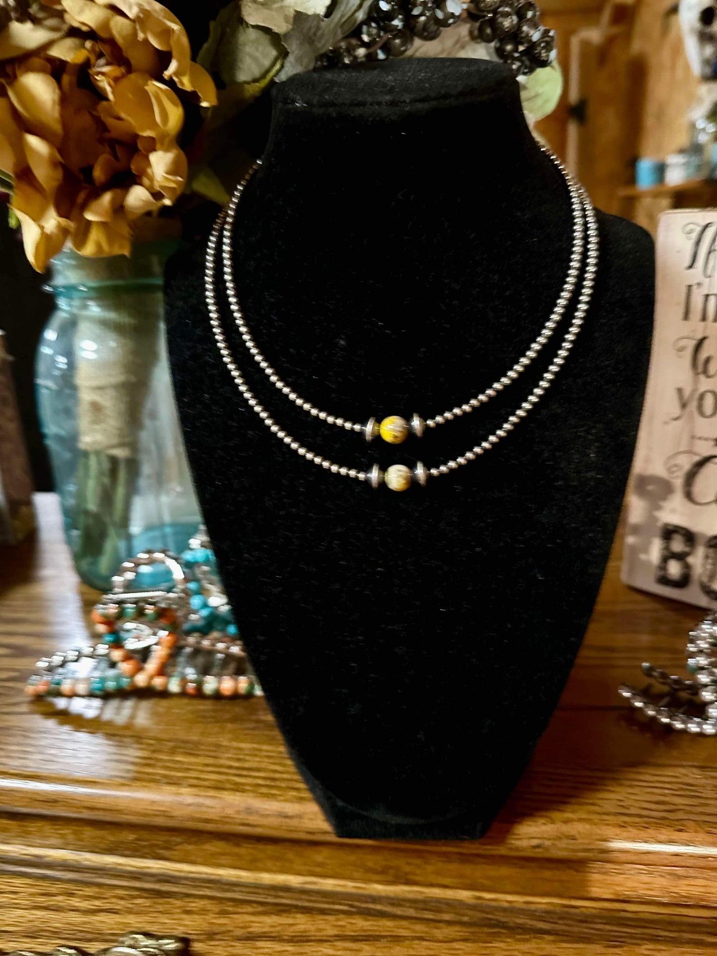 Bumblebee Jasper Necklace