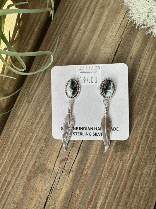New Lander Feather Earrings