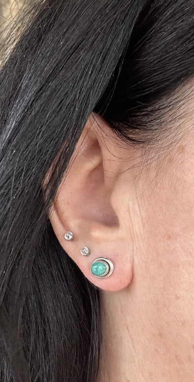 Sterling Silver Turquoise Earrings